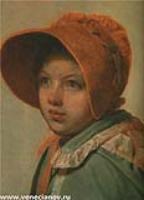 Девочка в шляпке. 1825-1826