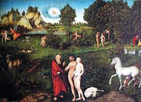 Лукас Кранах Старший. Адам и Ева в Земном Раю