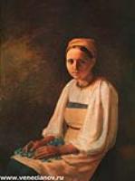 Крестьянка с васильками. 1830-е